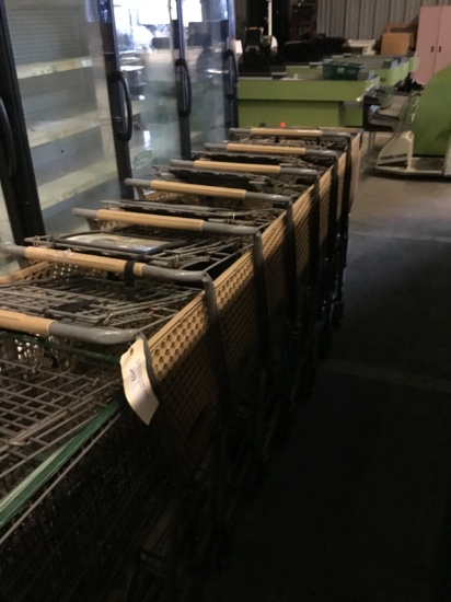 LOT 7 SHOPPING CARTS