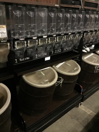 4' ROLLING BULK FOOD DISPLAY