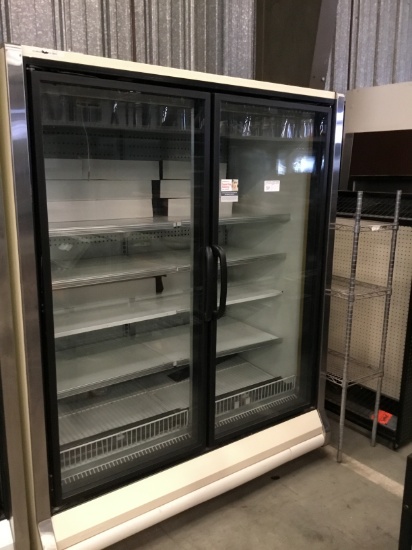 HUSSMANN 2 GLASS DOOR FREEZER
