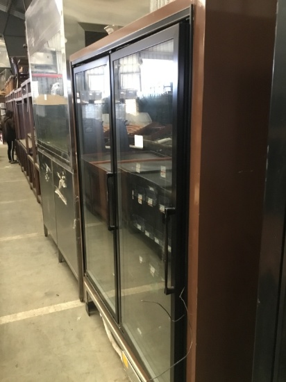 ZERO ZONE 2 GLASS DOOR COOLER