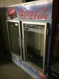 HUSSMANN 2 DOOR ICE MERCHANDIZER