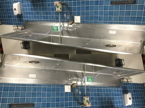 8' S.S. 1H 1DB FISH SINK