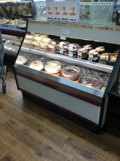 4' PREP CASE W/ 2 DECK SELF SERVE REFRIG.