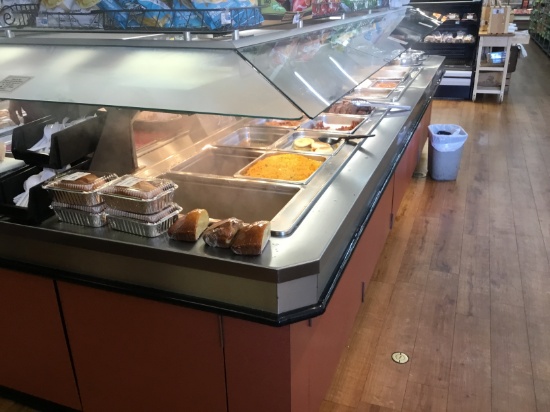 6â€™ x 14â€™ Amtekco 2006 Island Hot Food Case L/M