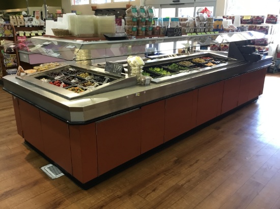 6â€™ x 14â€™ Amtekco 2006 Island Salad Bar L/M