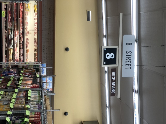 AISLE MARKER SIGNS