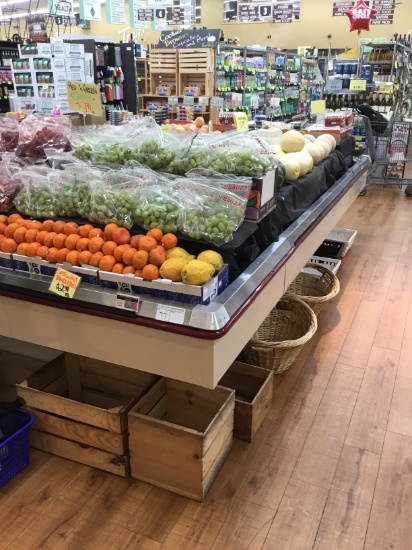 6' X 12' HUSSMANN PRODUCE REFRIG. ISLAND