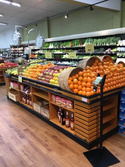 12' X 6' DRY PRODUCE ISLAND