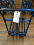 BLUE 6 WHEEL STOCKING CART