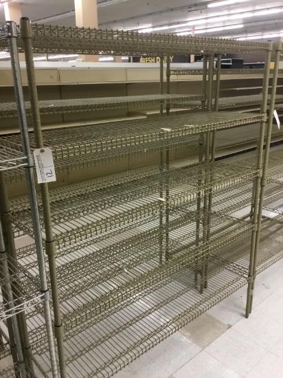 5' GALVANIZED METRO RACK