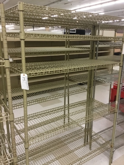 4' GALVANIZED METRO RACK