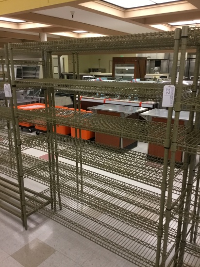 5' GALVANIZED METRO RACK