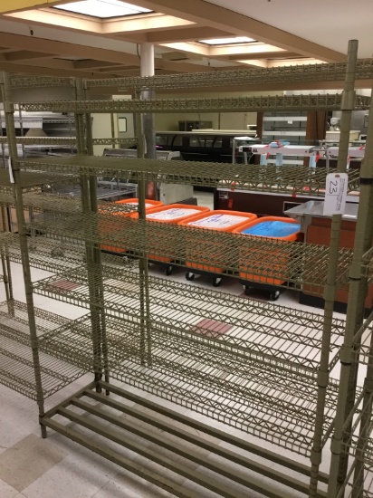 5' GALVANIZED METRO RACK
