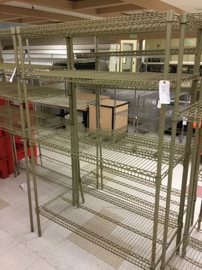 4' GALVANIZED METRO RACK