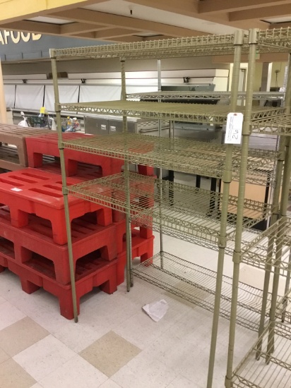 4' GALVANIZED METRO RACK