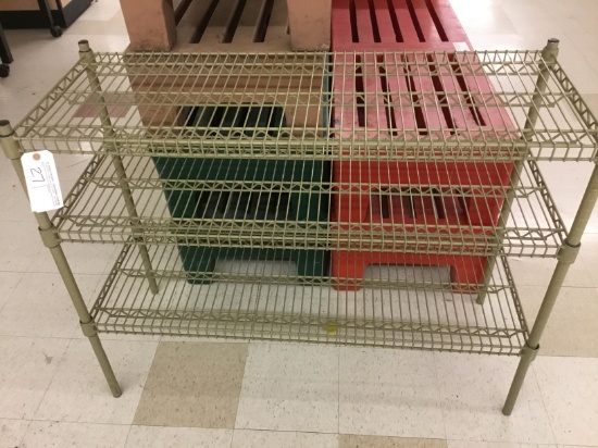 3' SHORT GALVANIZED METRO RACK