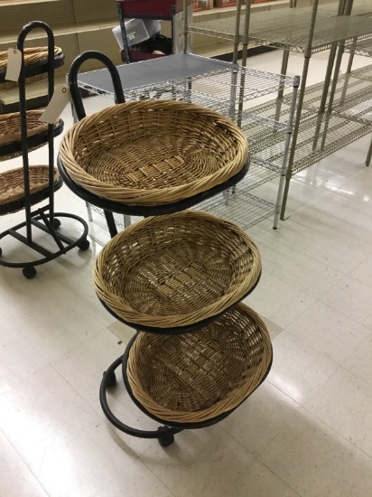 3 TIER PRODUCE DISPLAY