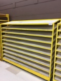 8' YELLOW BREAD RACKS