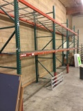 4- 8' SECTIONS OF PALLET RACKING