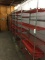 4' RED METRO RACKS, 5 SECTIONS