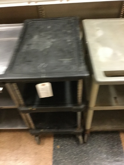 BLACK PLASTIC STOCKING CART