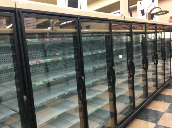 5 DOOR HUSSMANN FREEZER