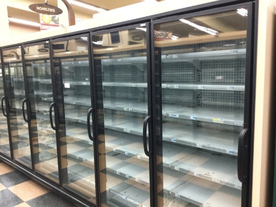 5 DOOR HUSSMANN FREEZER