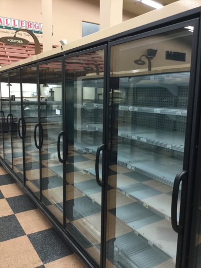 4 DOOR HUSSMANN FREEZER