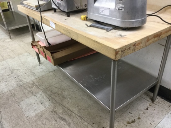 6' MAPLE TOP TABLE