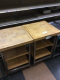 2 CUTTING BOARD CARTS