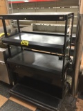 4' HOT FOOD DISPLAY ON WHEEELS