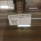 Plastic bakery display case