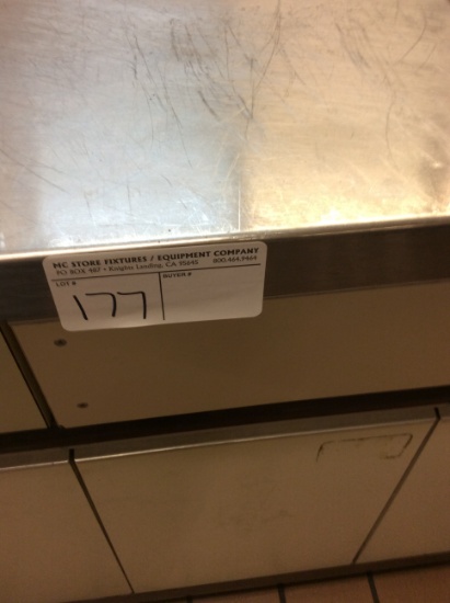 11' S.S. deli/bakery counter with hand sink