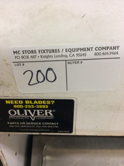 Oliver automatic bread slicer