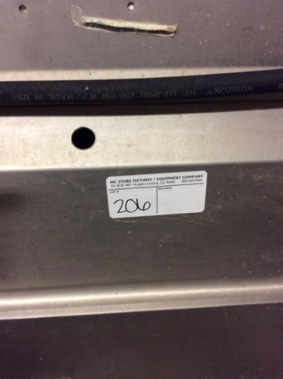 10' 3 hole 2 drainboard S.S. sink with sprayers
