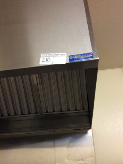 5' overhead hood vent