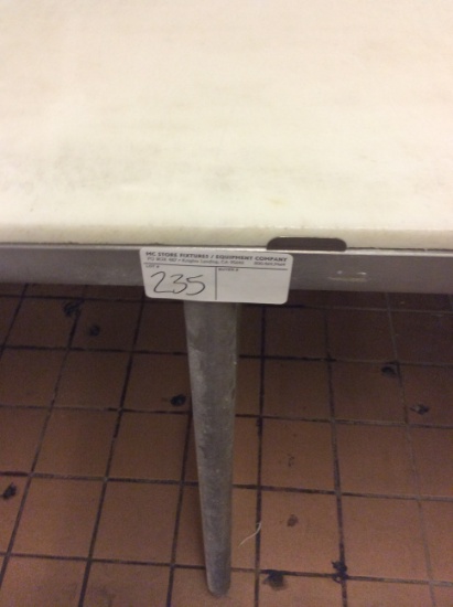 10' poly top table