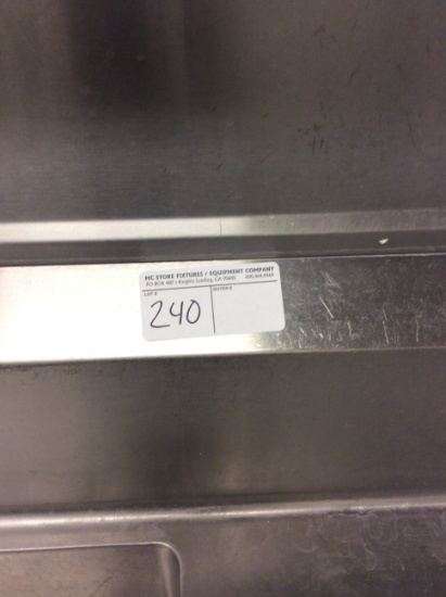 7' S.S. 1 hole 2 drainboard sink with sprayer