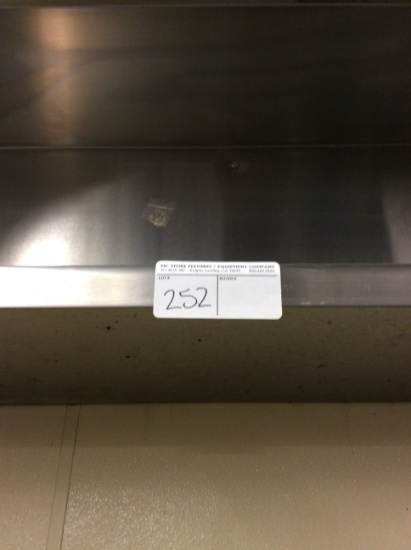 6' overhead shelf