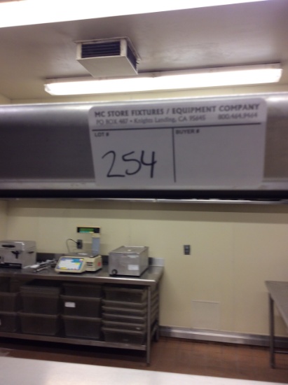 10' Traulsen 10' 3 door cabinet prep counter