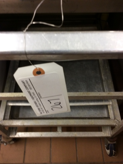 Aluminium rolling dunnage cart