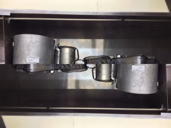 1 lot misc deli pots