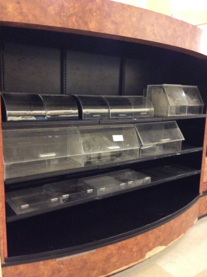 Plastic bakery display bins