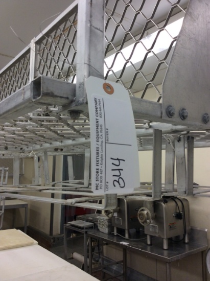 10' aluminium shelf