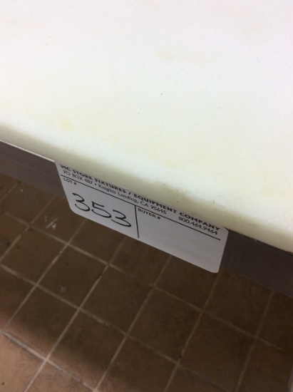 10' poly top table