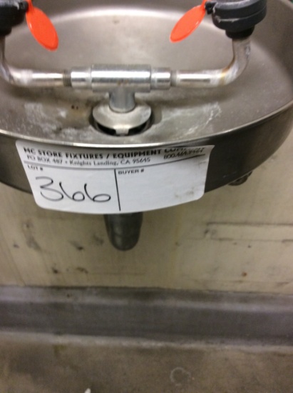 Eye wash sink
