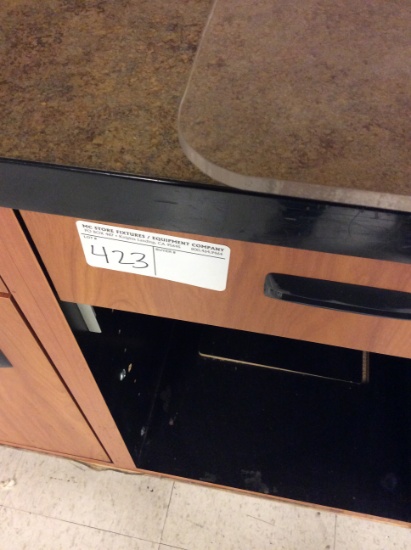 9' service counter