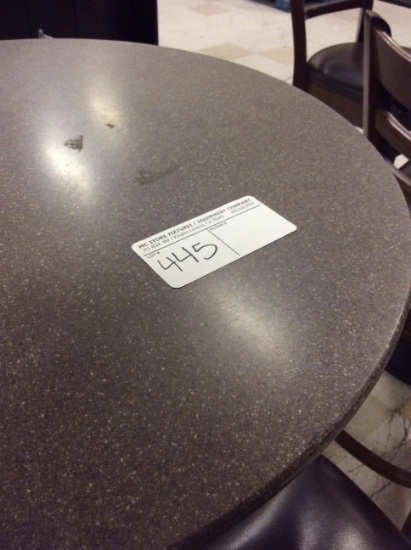 tall round table