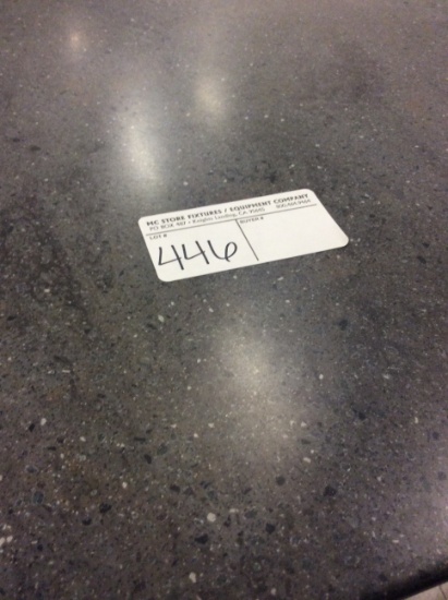 tall gray square table