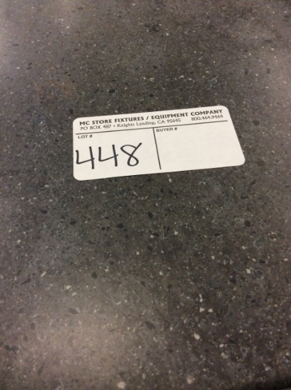 tall gray square table